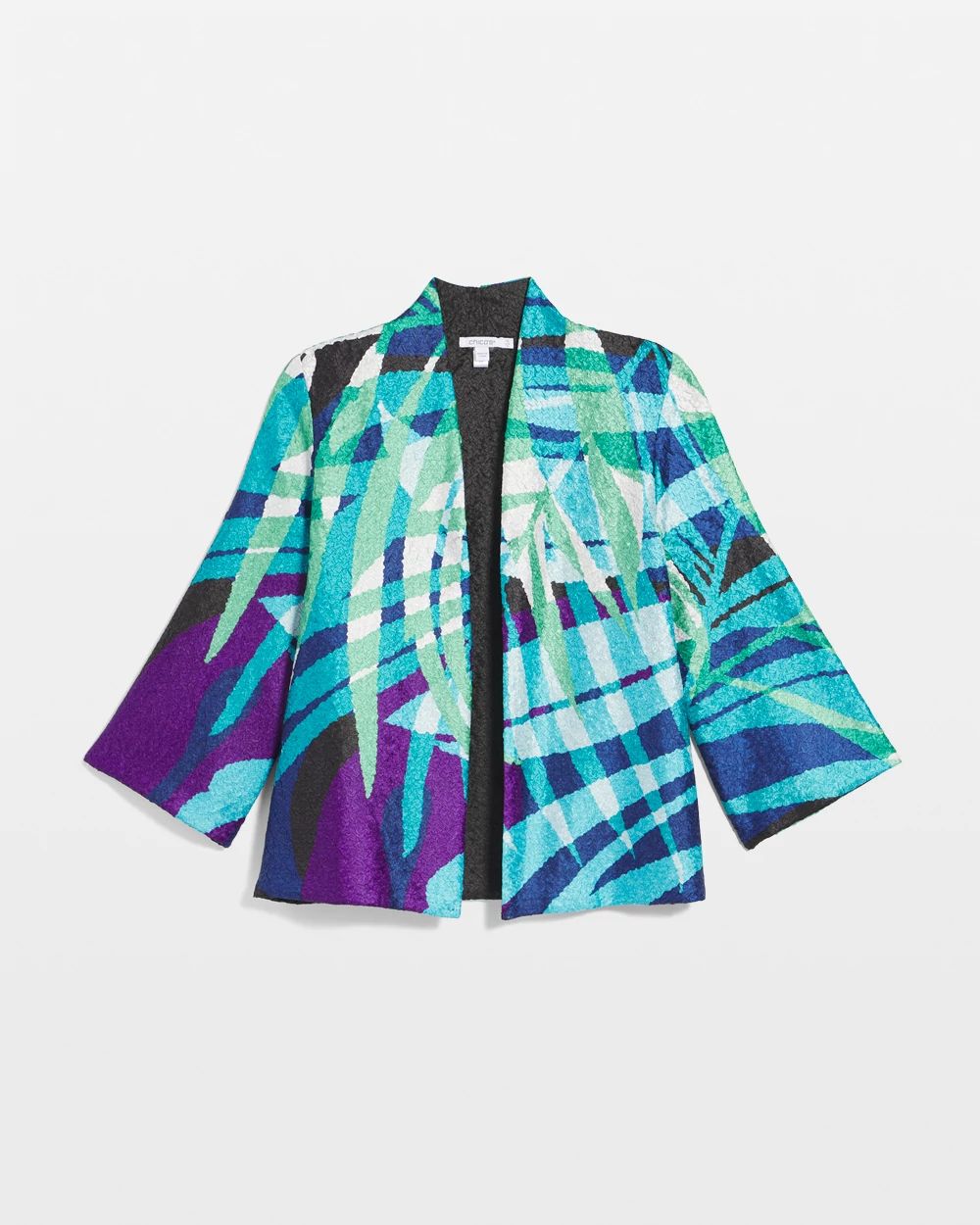 Travelers™ Tropical Nights Reversible Crushed Jacket | Chico's